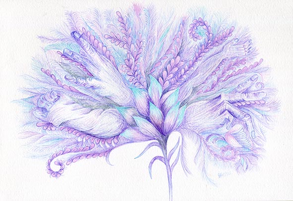 Dance of Nature 8 watercolour