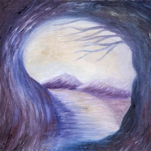 Hills Oil Sketch