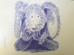 Draw in Biro with Claire
