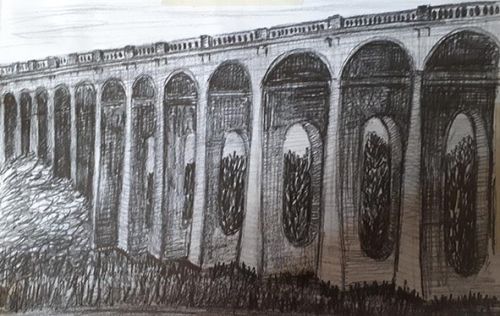 Draw a Bridge Using Line